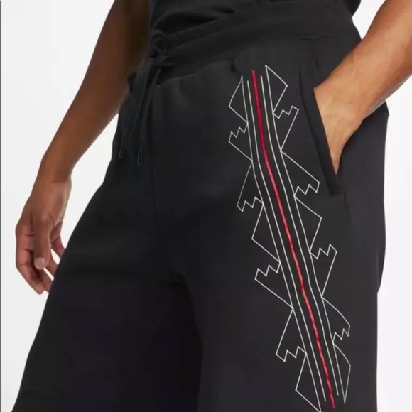 Nike N7 Sportswear Shorts/Pants Black/Grey XXL - Picture 2 of 8